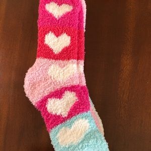 Hallmark Hearts Fuzzy Cozy Socks